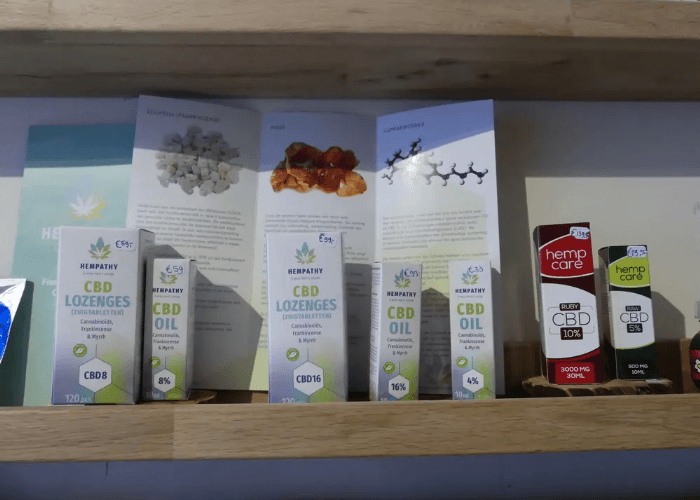 Explore curated Hempathy CBD lozenges and varied-strength oil tinctures on display at this well-stocked cbd shop Tulsa.