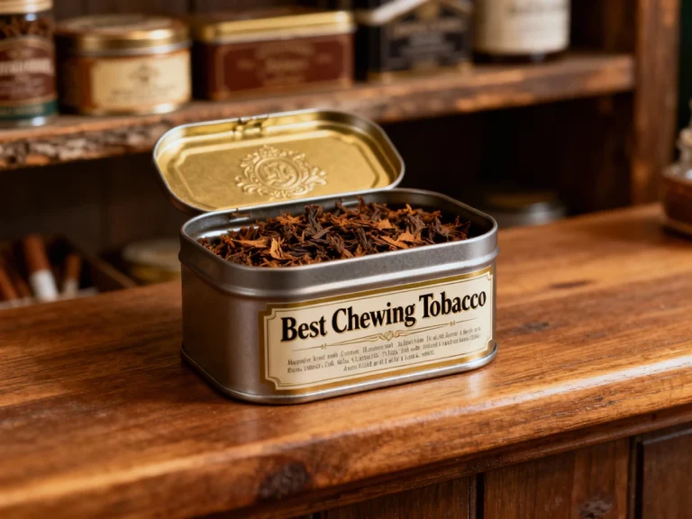 Open tin of rich tobacco at Tobacco Shop Tulsa, showcasing premium blends for smoking enthusiasts.
